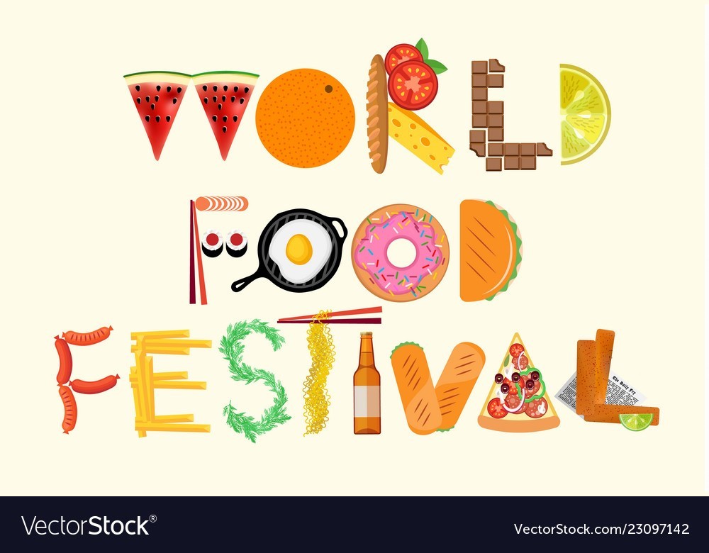 image credits: VectorStock "World Food Festival"